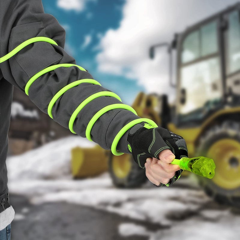 Flexzilla Pro Extension Cord, 12/3 AWG SJTW, 25 ft., Lighted Plug, Indoor/Outdoor, ZillaGreen - FZ512825 - Image 4